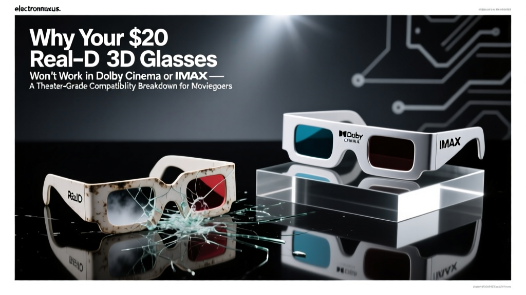Why Your $20 RealD 3D Glasses Won’t Work in Dolby Cinema or IMAX — A Theater-Grade Compatibility Breakdown for Moviegoers