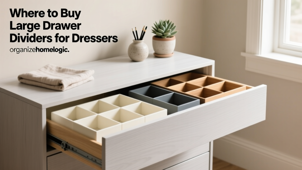 Where to Buy Large Drawer Dividers for Dressers