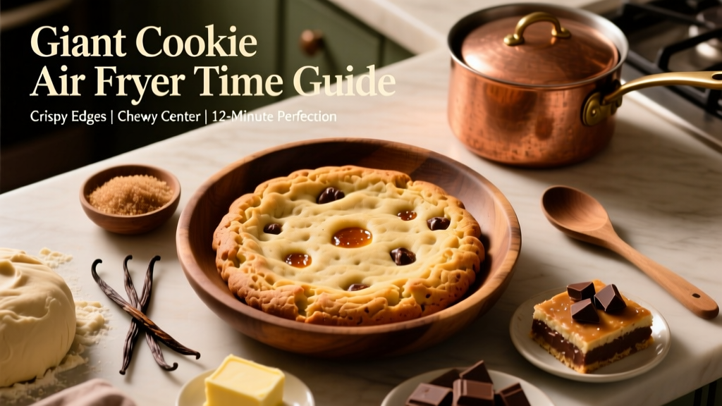 Giant Cookie Air Fryer Time Guide (Crispy & Chewy!)