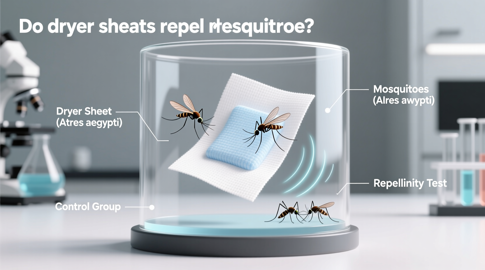 do dryer sheets repel mosquitos