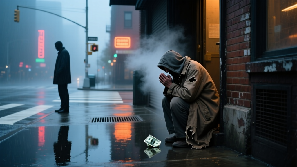 Beggar Feeling Guilt: Emotional Dream Meaning