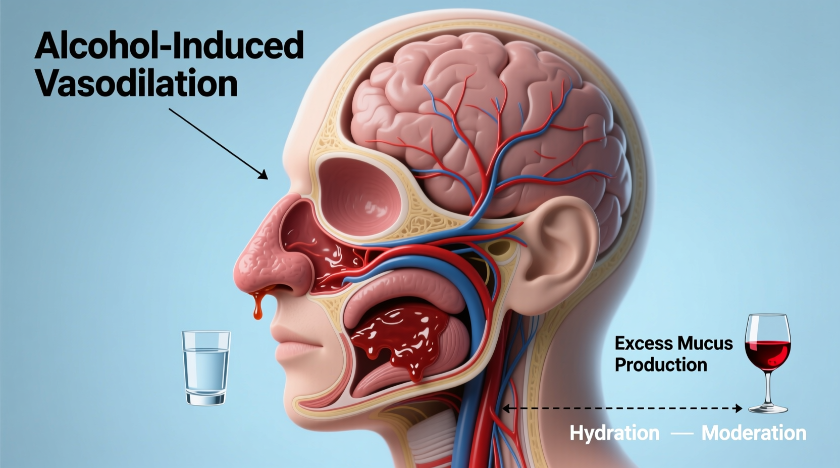 Why Does Alcohol Make My Nose Run And How To Stop It