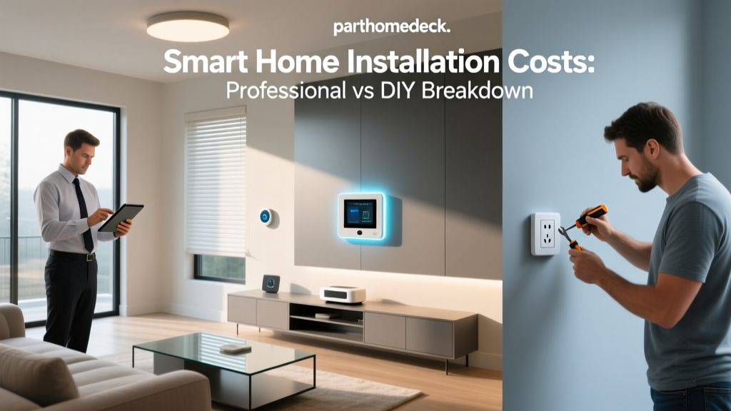 Smart Home Installation Costs: Professional vs DIY Breakdown
