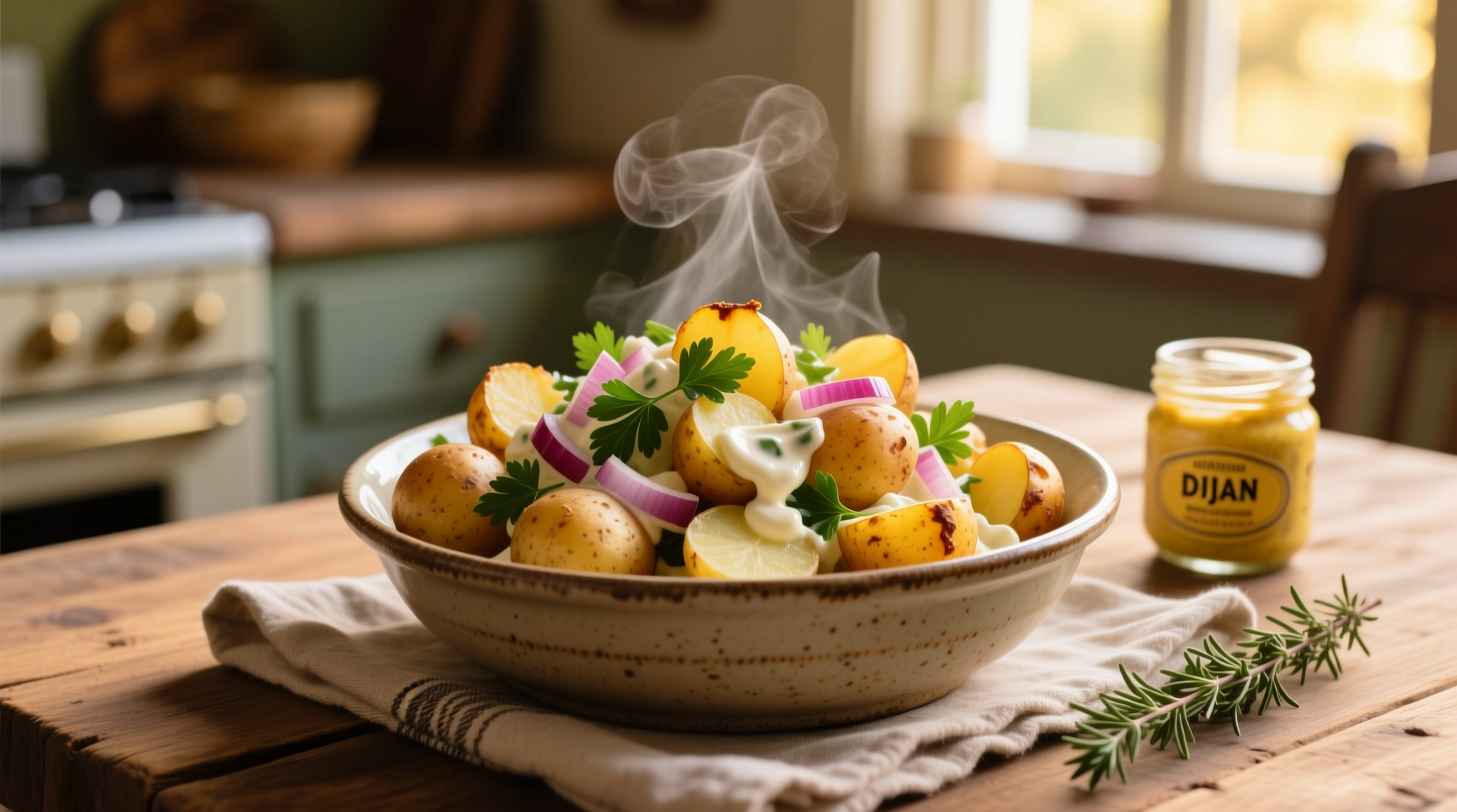 Perfect Warm Potato Salad Recipe: European-Style Side Dish