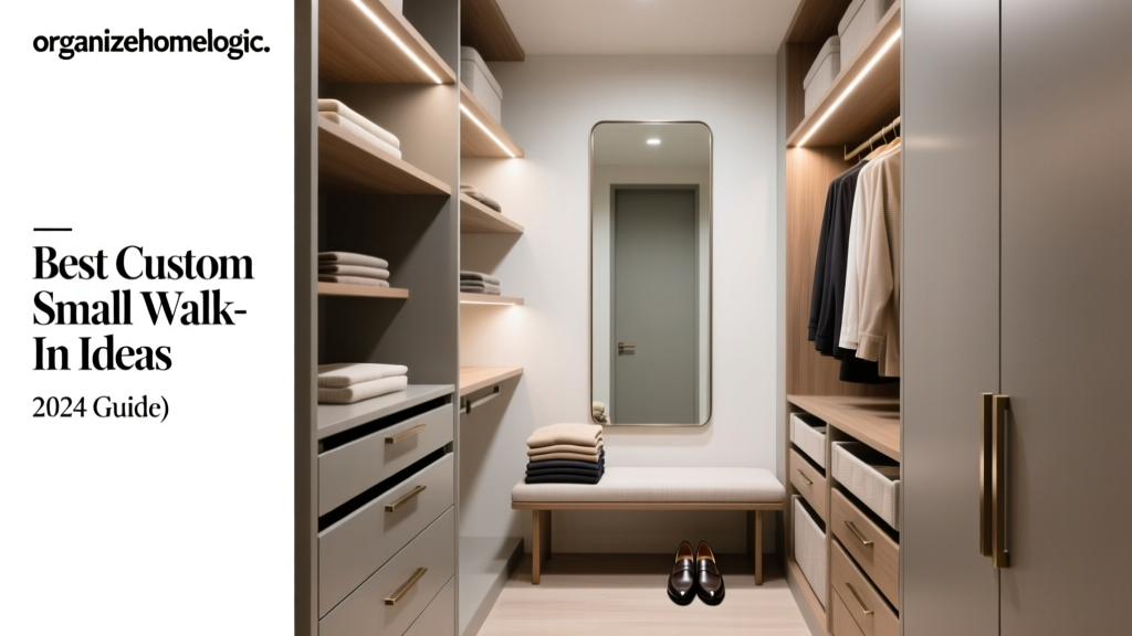 Best Custom Small Walk-In Closet Ideas (2024 Guide)