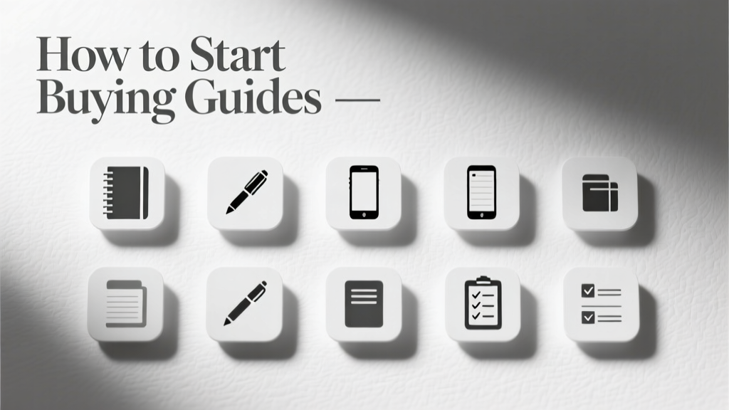 How To Start Buying Guides: A Practical, Step-by-Step Framework for Launching a Profitable, Trusted Resource