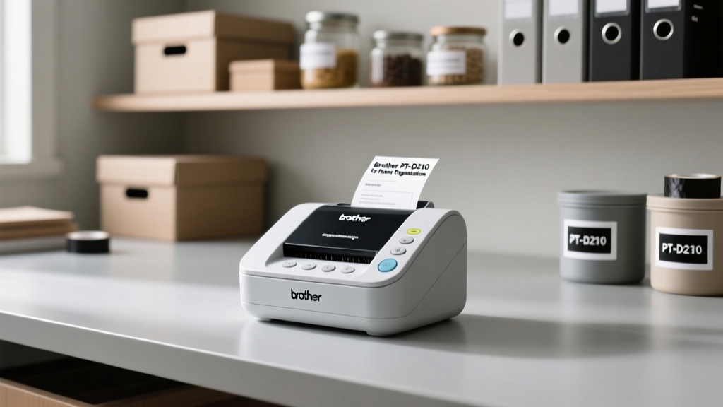 Brother PT-D210 Label Maker for Home Organization