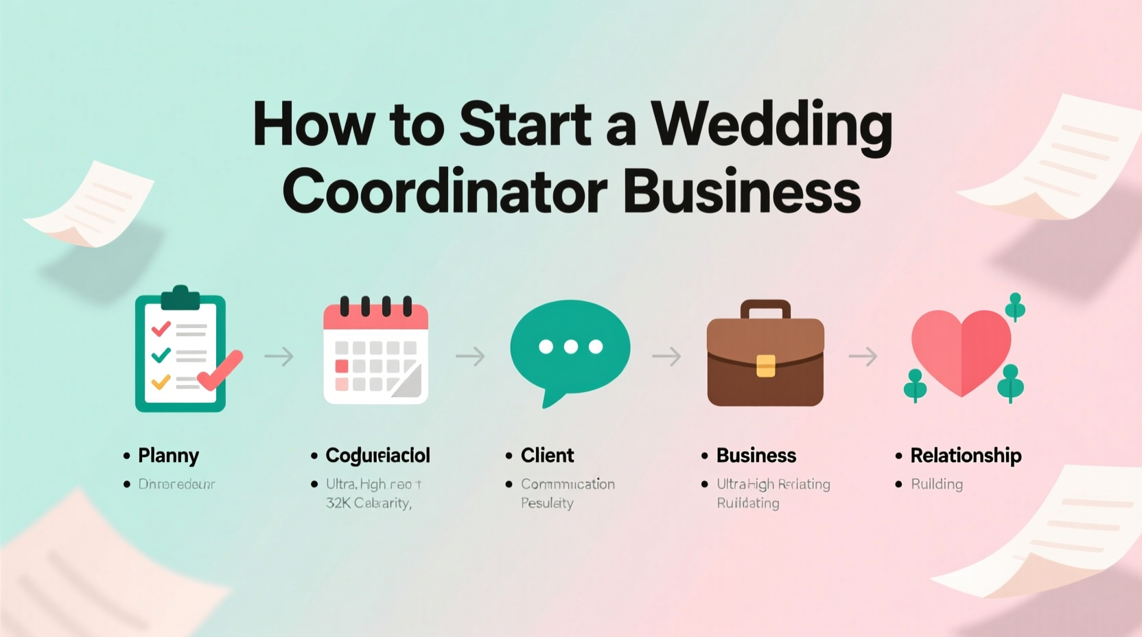 how to start a wedding coordinator business