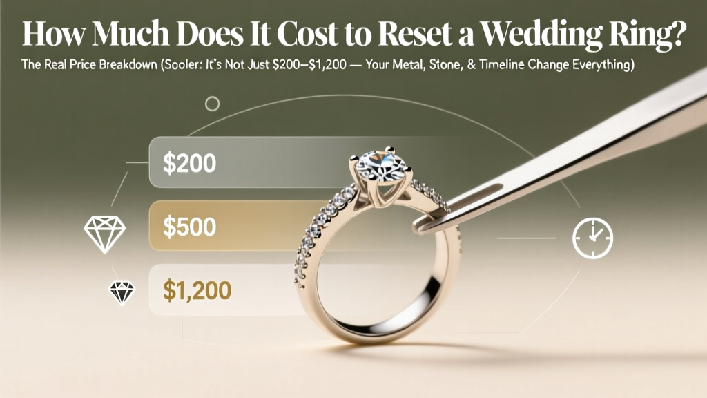 Wedding Ring Reset Cost: Real Prices & Savings (2026)
