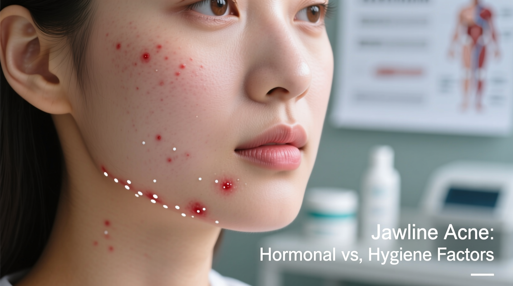 why does my face break out along the jawline hormonal or hygiene