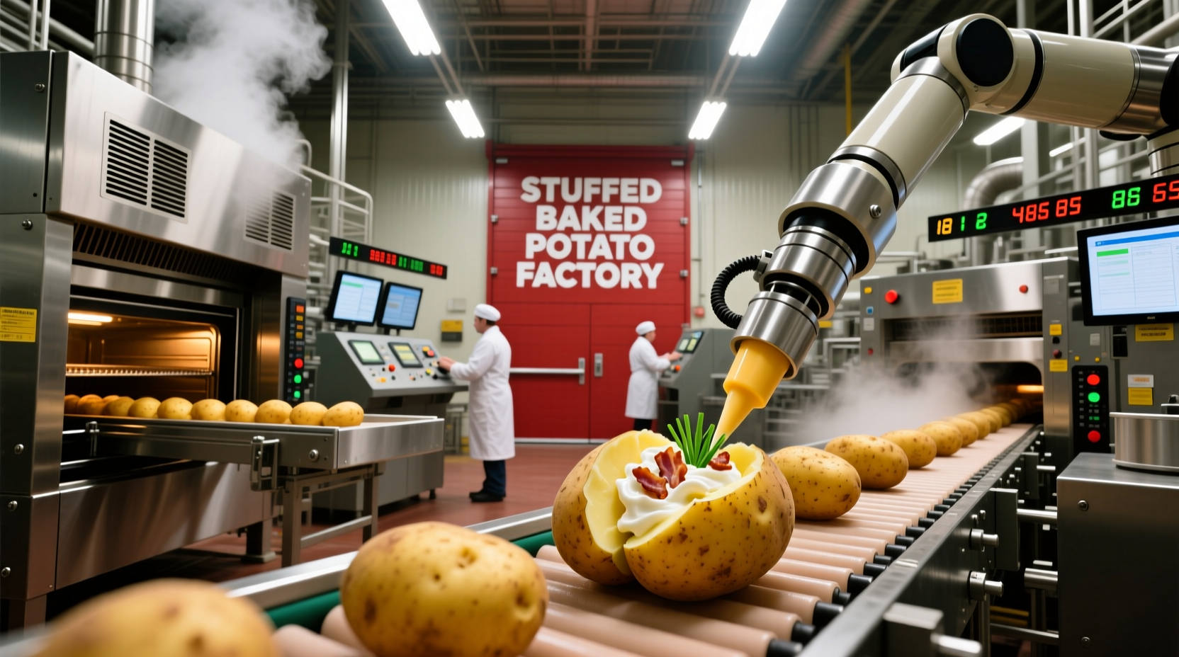 How Stuffed Baked Potato Factories Work: Industrial Production Explained