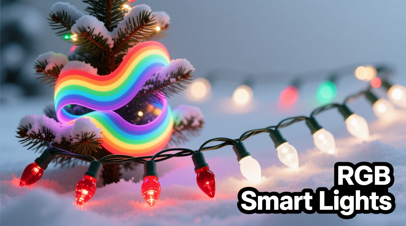 rgb smart christmas lights vs static color which gives better customization