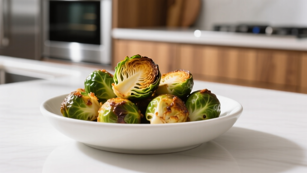 Crispy Frozen Brussels Sprouts in Air Fryer (5 Min Prep!)
