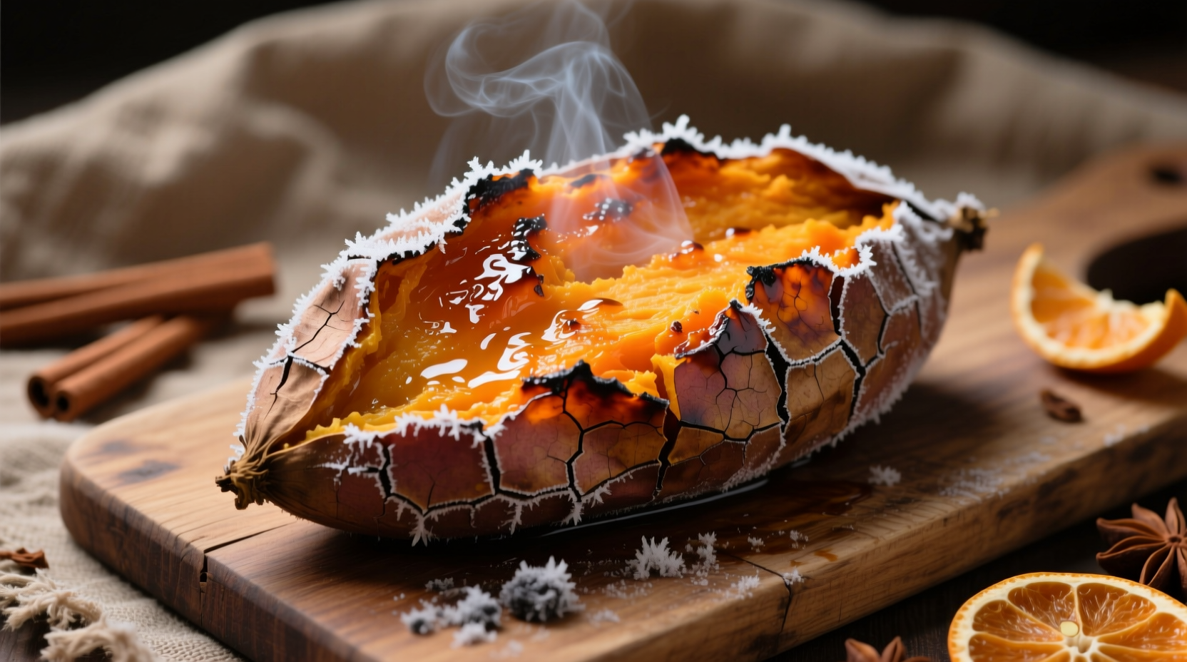 frozen roasted sweet potato