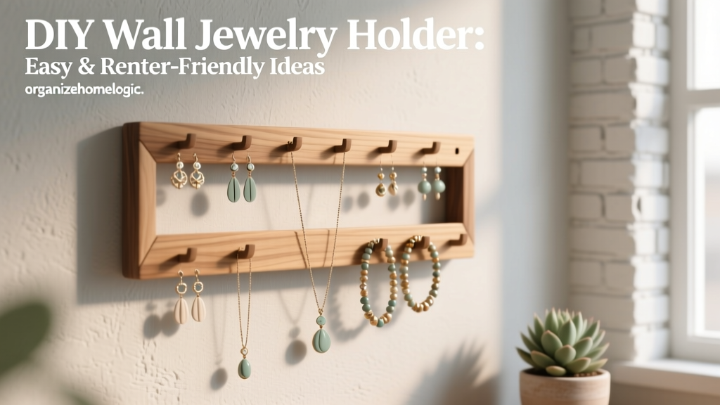 DIY Wall Jewelry Holder: Easy & Renter-Friendly Ideas