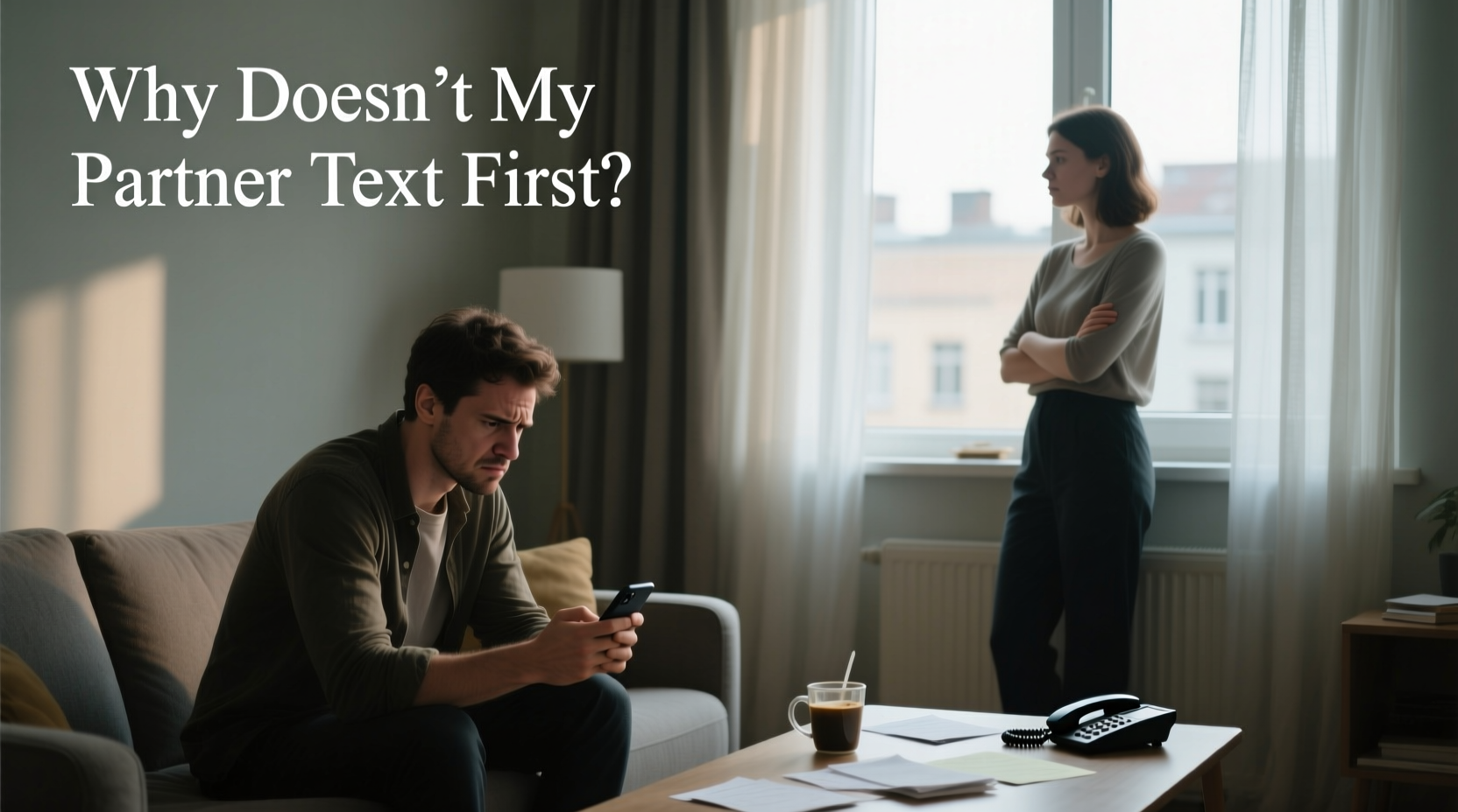 why does my partner never text back first psychology behind communication gaps