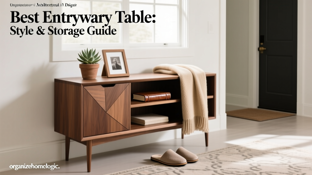 Best Entryway Table: Style & Storage Guide