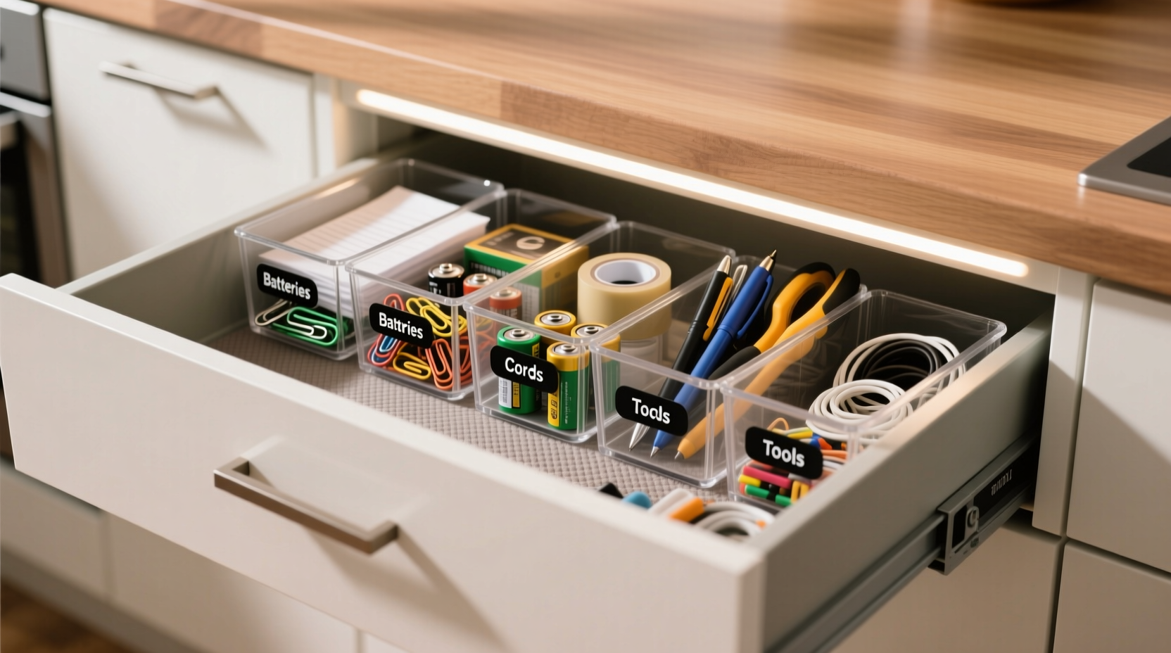 how to organize a junk drawer in under 10 minutes functional systems