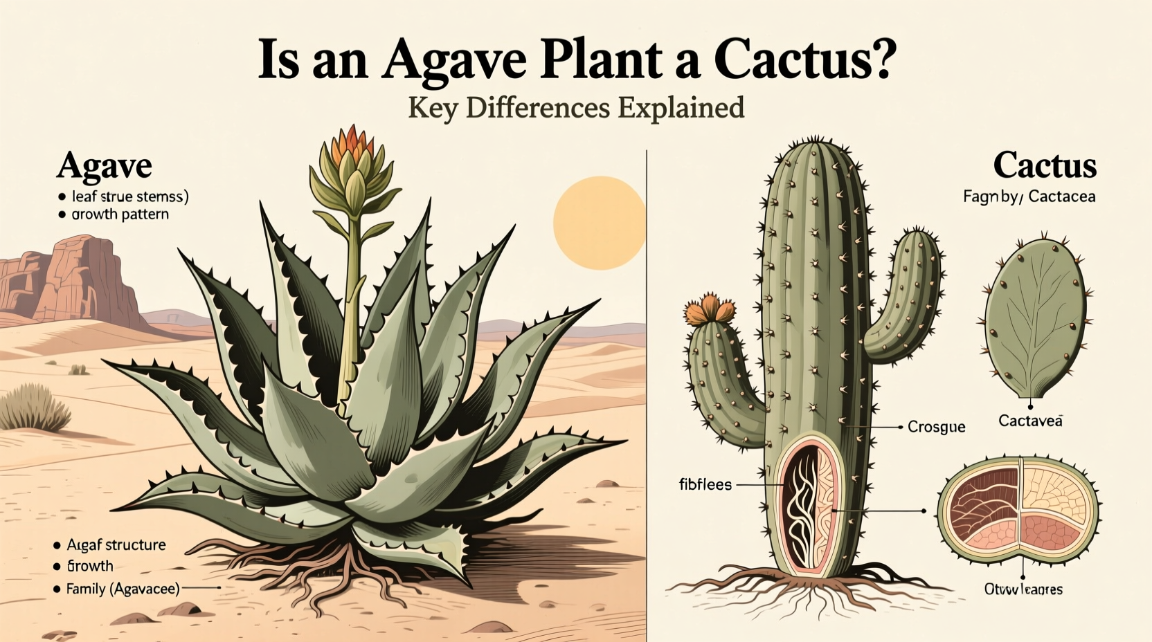 Agave vs Cactus: 5 Key Differences | TheHomeSprouts