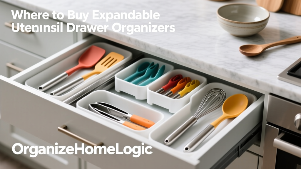 Where to Buy Expandable Utensil Drawer Organizers