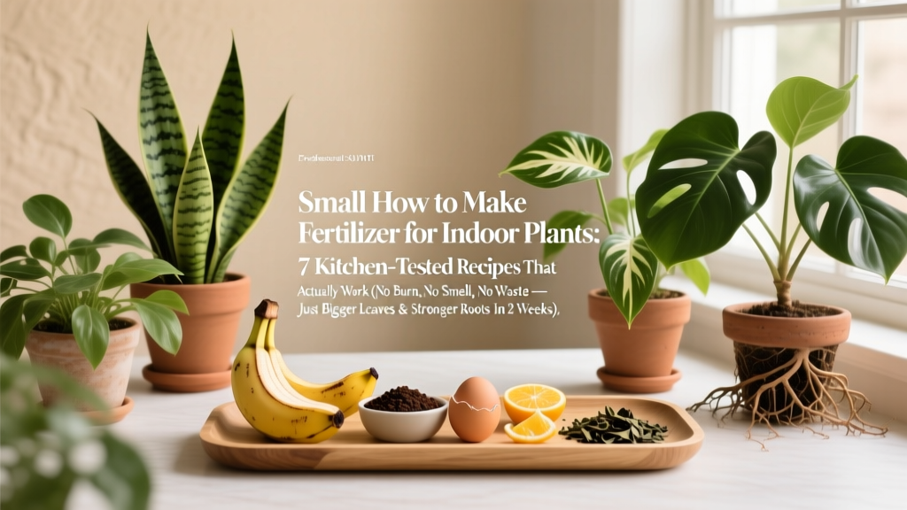 Small How to Make Fertilizer for Indoor Plants (2026)