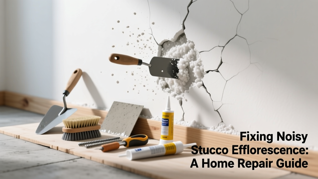 Fixing Noisy Stucco Efflorescence: A Home Repair Guide