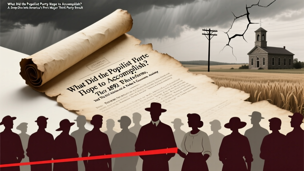 Populist Party 1892 Platform: Forgotten Reforms & Legacy