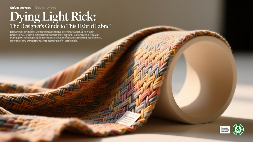 Dying Light Rick: The Designer’s Guide to This Hybrid Fabric