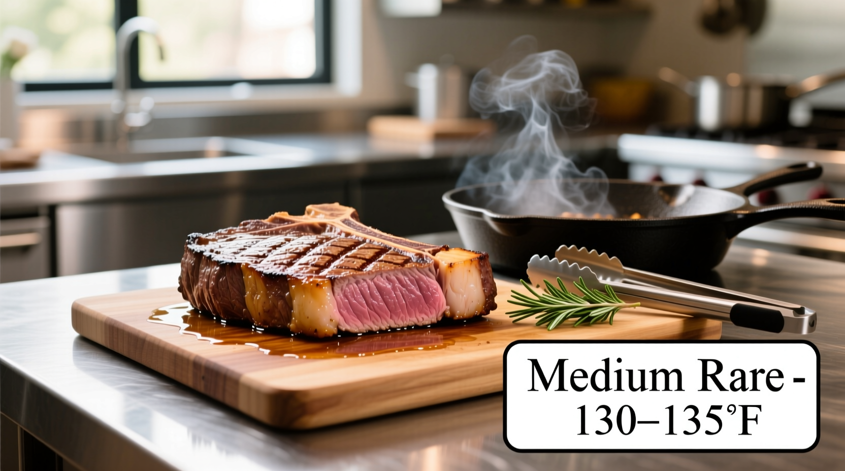 how do you cook a medium steak