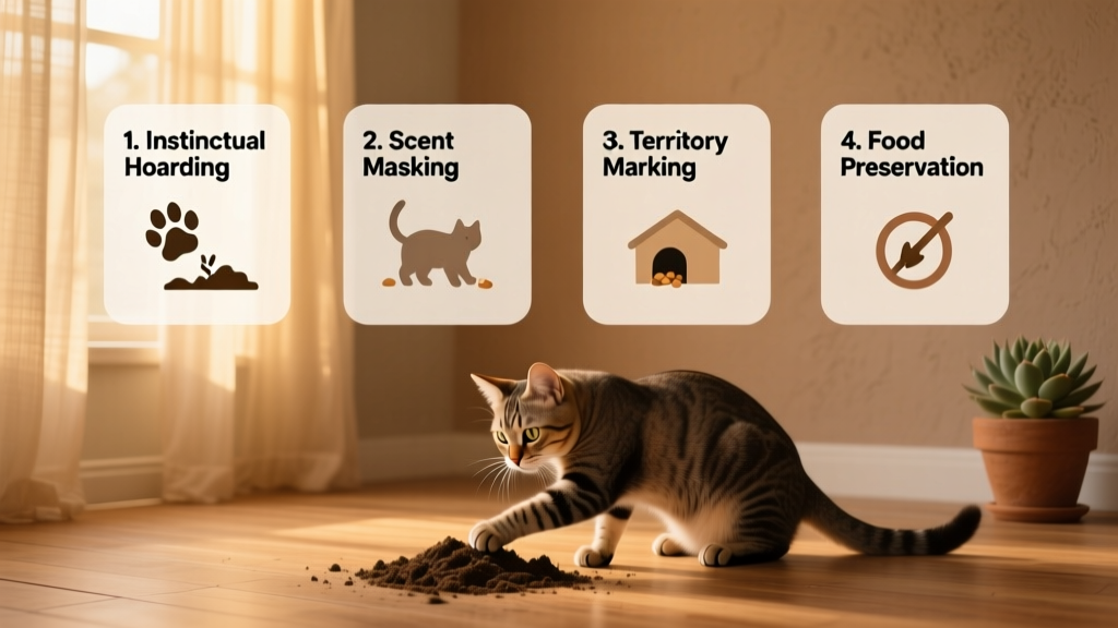 Why do Cats Try to Bury Their Food? 4 Vet-Reviewed Reasons