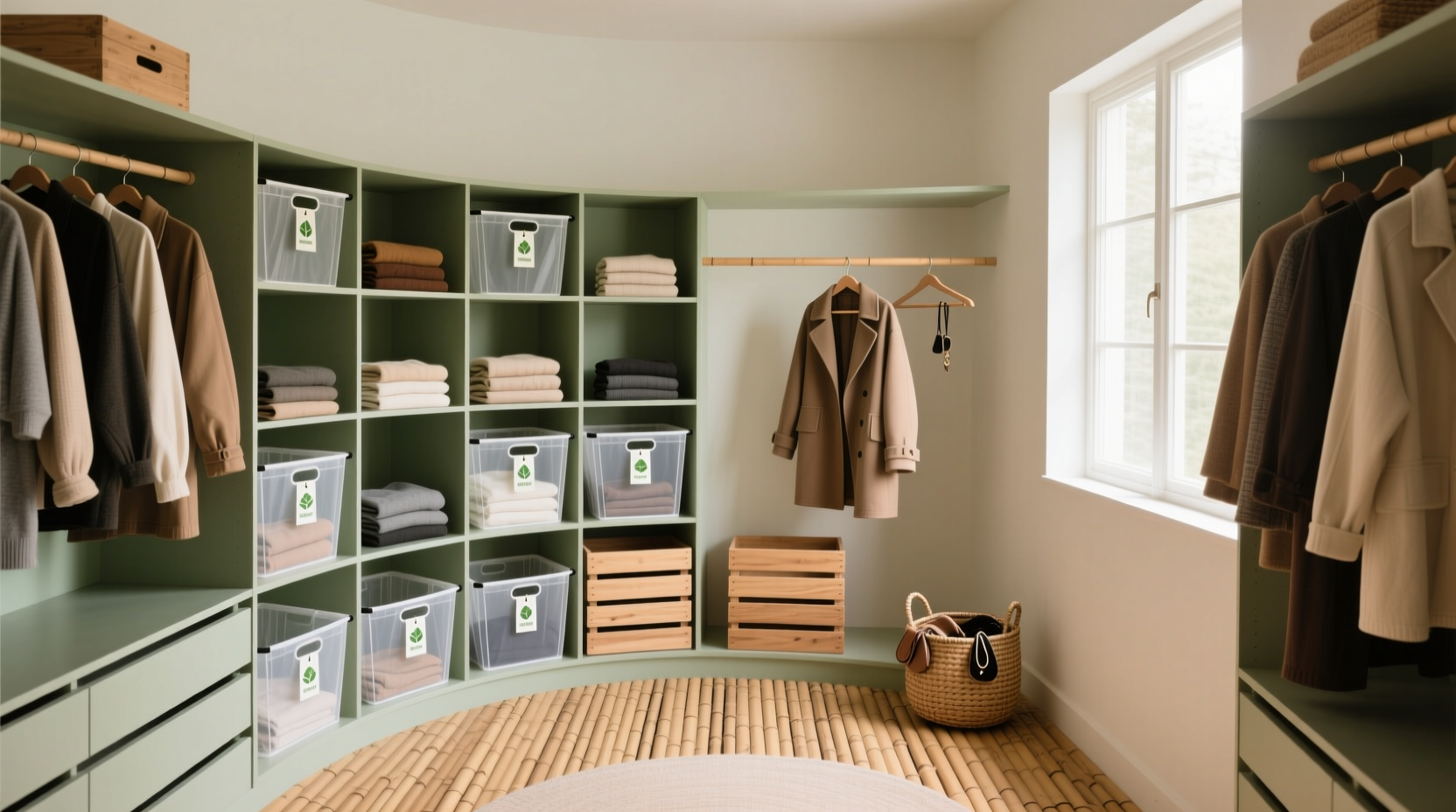 closet organization tips for seasonal clothing