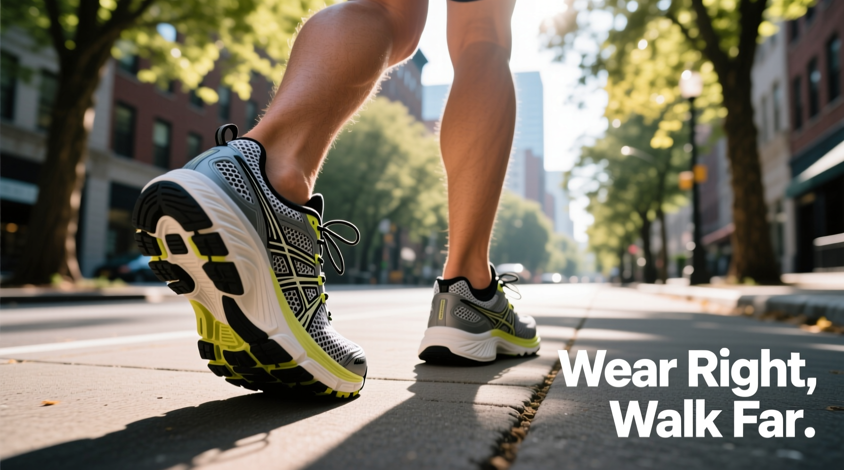 can you wear running shoes for walking long distances or is it asking for trouble