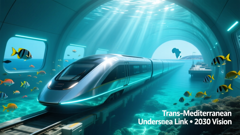 An Underwater Train Could Link Europe and Africa by 2030: Engineering, Geopolitics, and the Strait of Gibraltar Vision