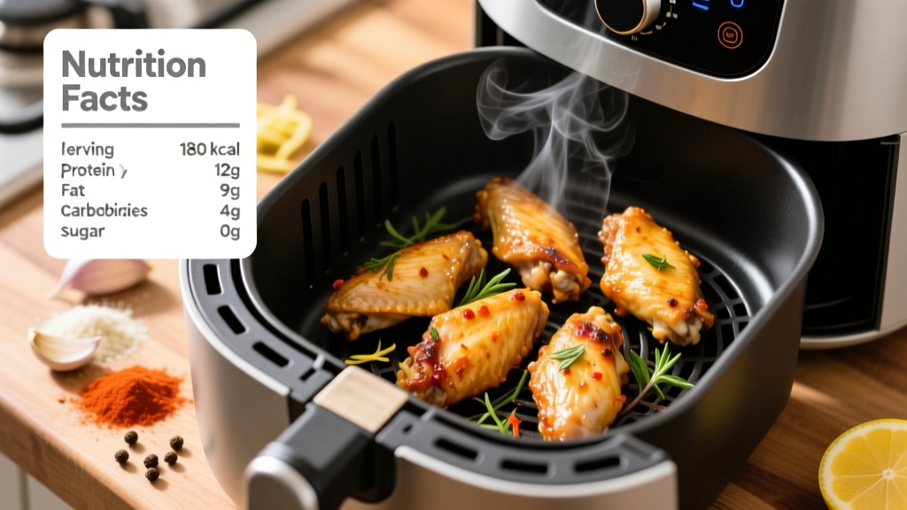 Air Fried Chicken Wings Nutrition Facts (Real Data)