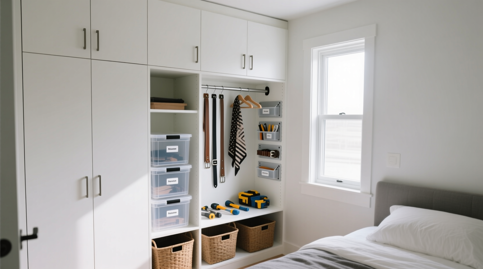 hanging closet organizer vs over the door shoe rack