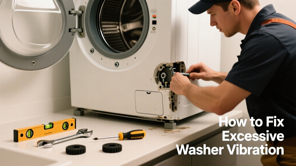 How to Fix Excessive Washer Vibration in Your Laundry Room