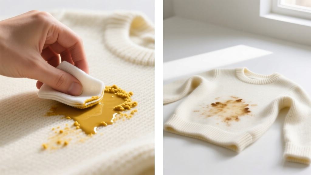 Easy Guide: How to Get Mustard Out of Wool Sweater