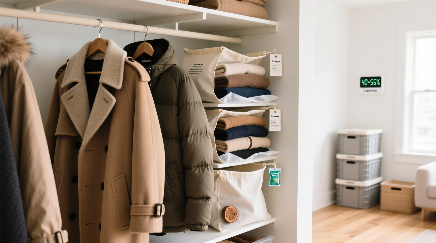 how to store winter coats in summer without getting musty