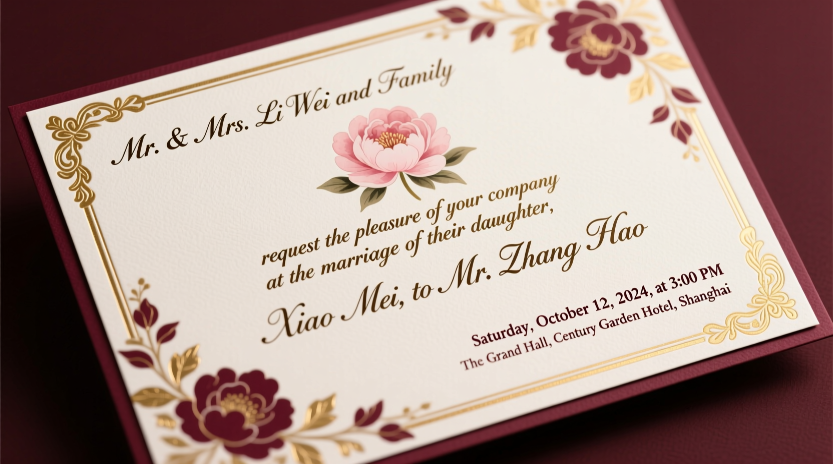 how to formally address wedding invitations