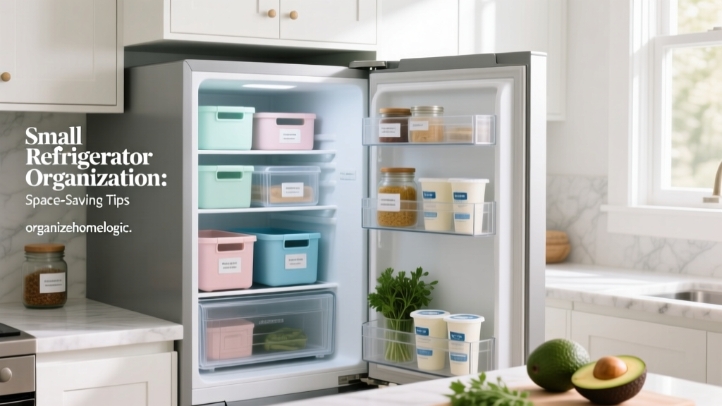 Small Refrigerator Organization: Space-Saving Tips