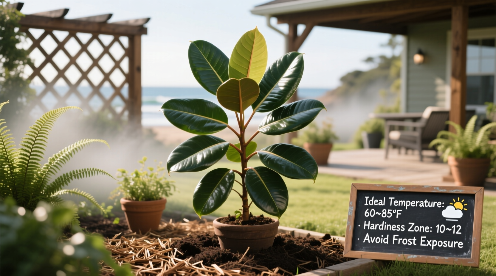 Outdoor Rubber Plants: 3 Climate Zones | TheHomeSprouts