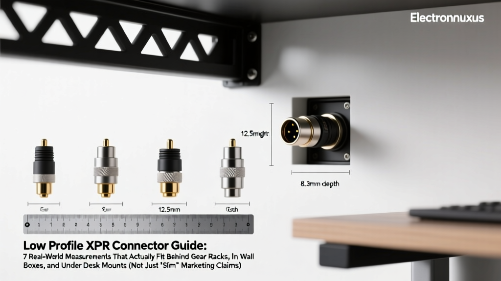 Low Profile XLR Connector Guide: 7 Real-World Measurements That Actually Fit Behind Gear Racks, In Wall Boxes, and Under Desk Mounts (Not Just 'Slim' Marketing Claims)