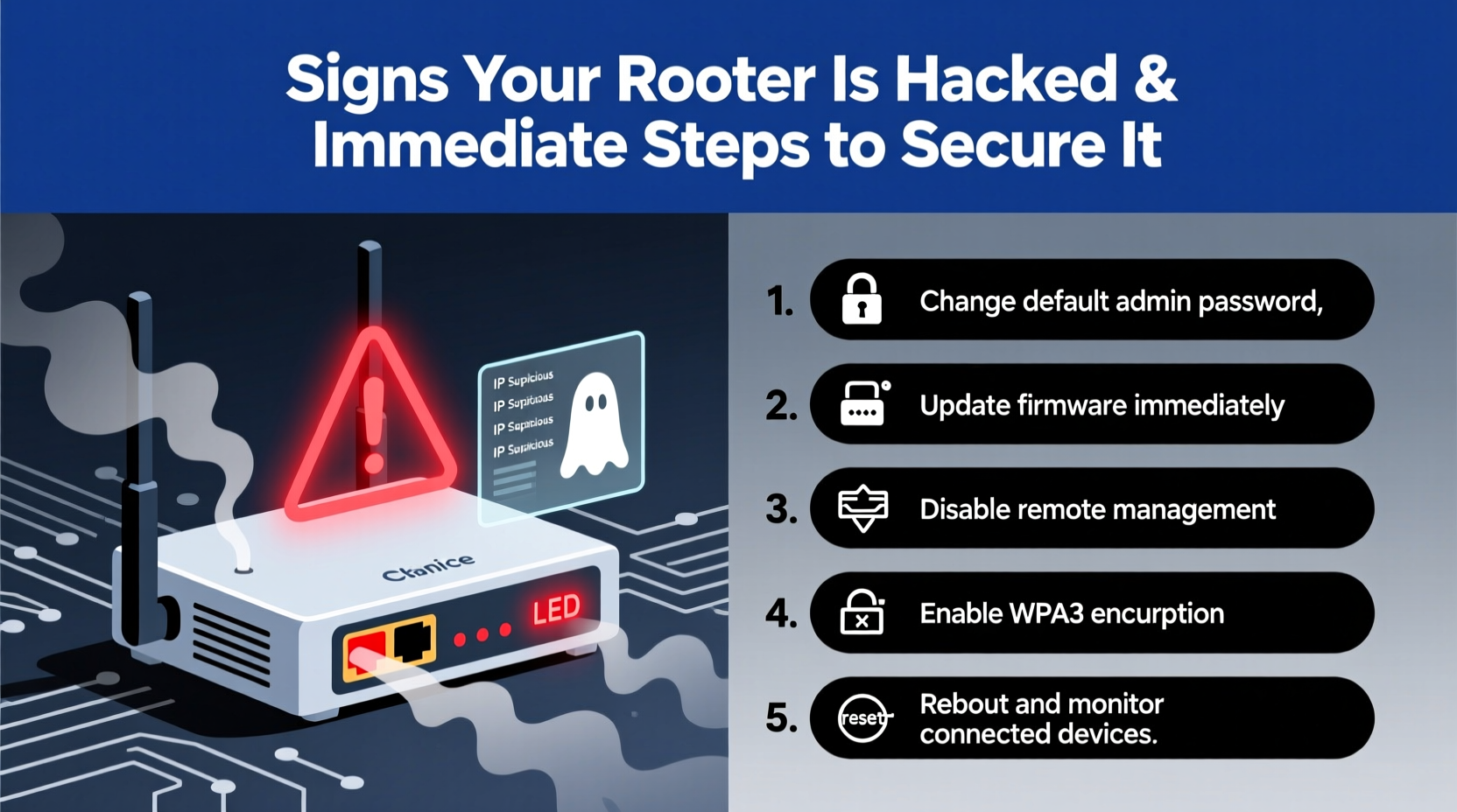 signs your router is being hacked and immediate steps to secure it