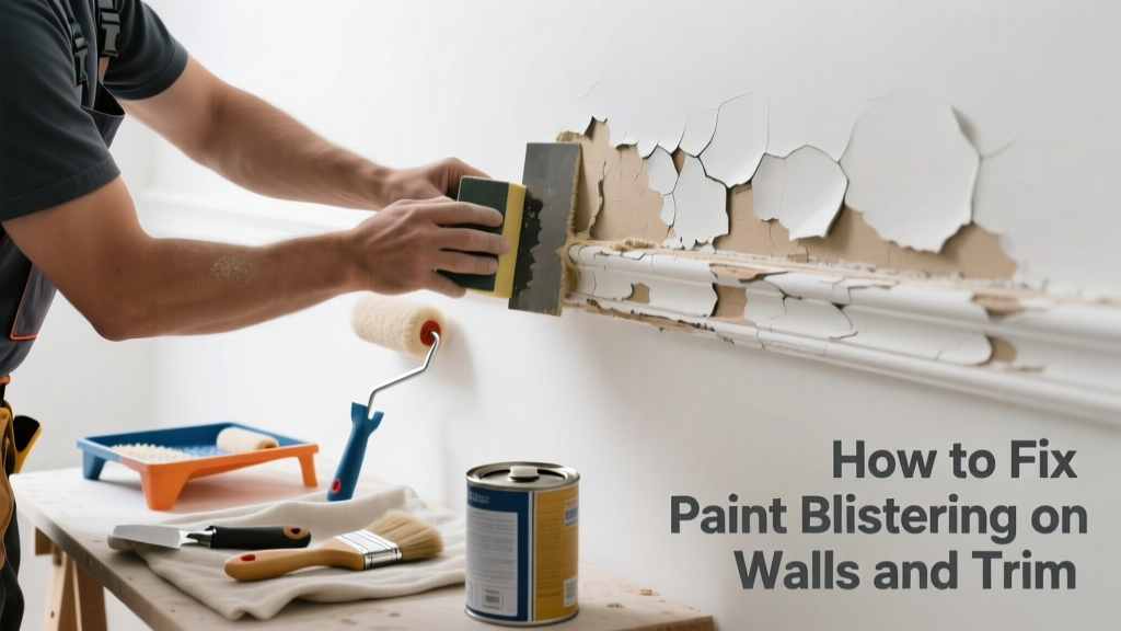 How to Fix Paint Blistering on Walls and Trim
