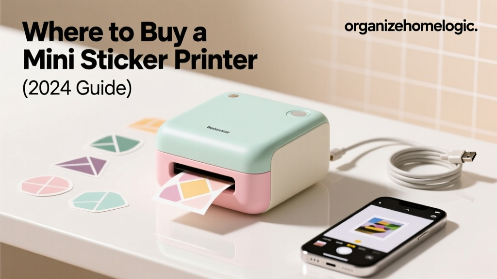 Where to Buy a Mini Sticker Printer (2024 Guide)