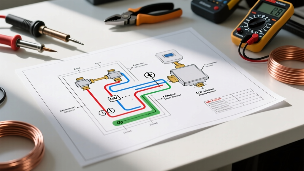 Reading a Wiring Diagram for Boiler Installation Planning