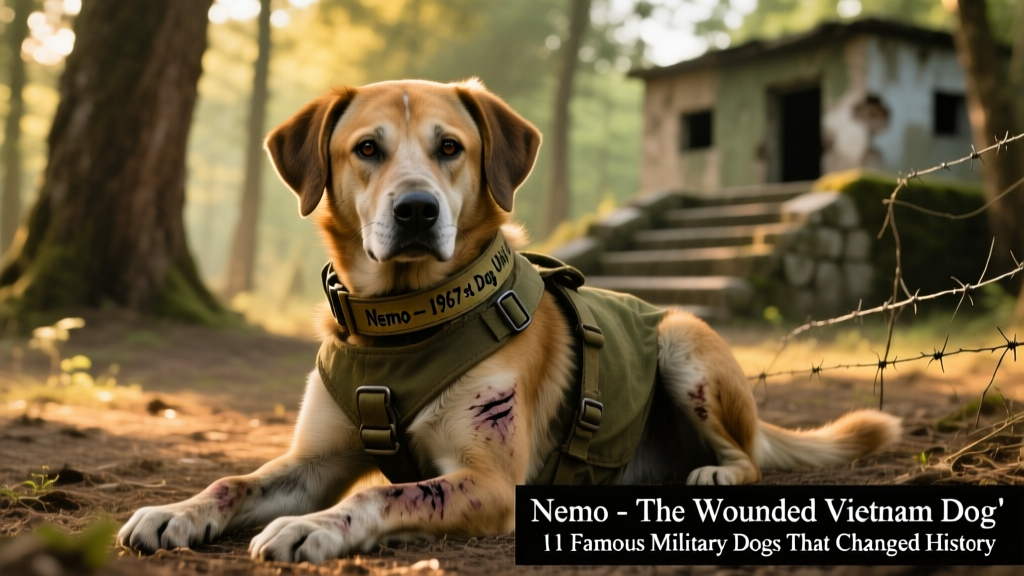 Nemo The War Dog (Image Credit: US War Dogs Heritage Museum. All rights reserved to the copyright owners)