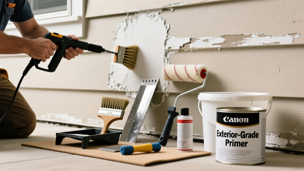 How to Fix Paint Chalking on Exterior Walls