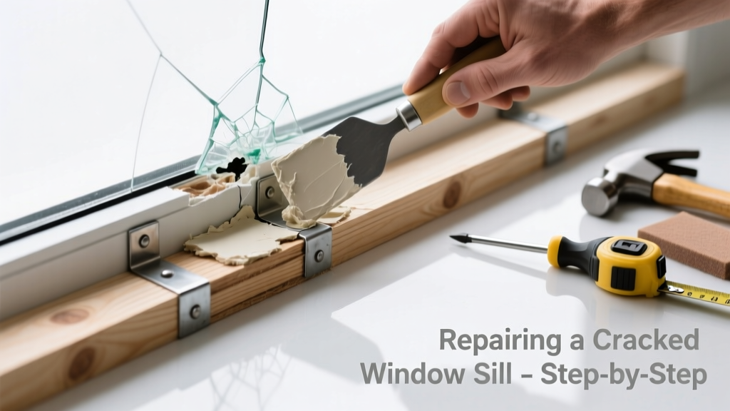 Fix a Cracked Window Sill That’s Not Working Properly