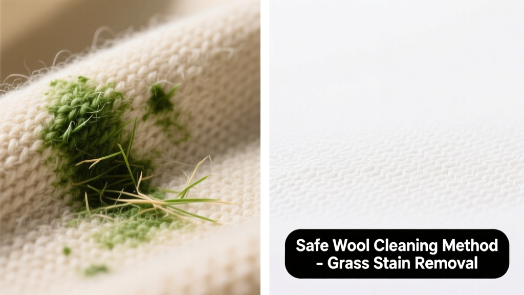 How to Remove Grass Stains from Wool Safely